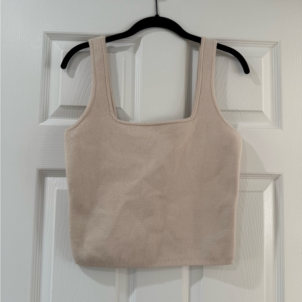 Abercrombie & Fitch Beige Tank Top